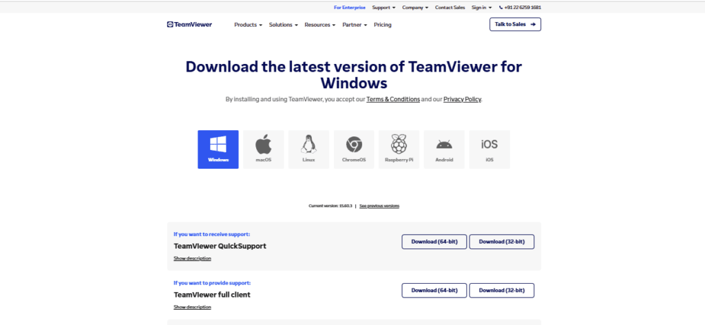 official TeamViewer SS