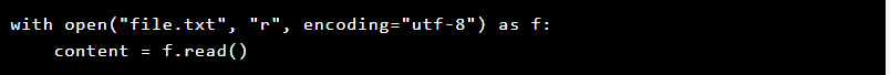 Explicitly defining encoding can resolve many issues. UTF-8 is the most commonly used encoding and should be set when opening files.